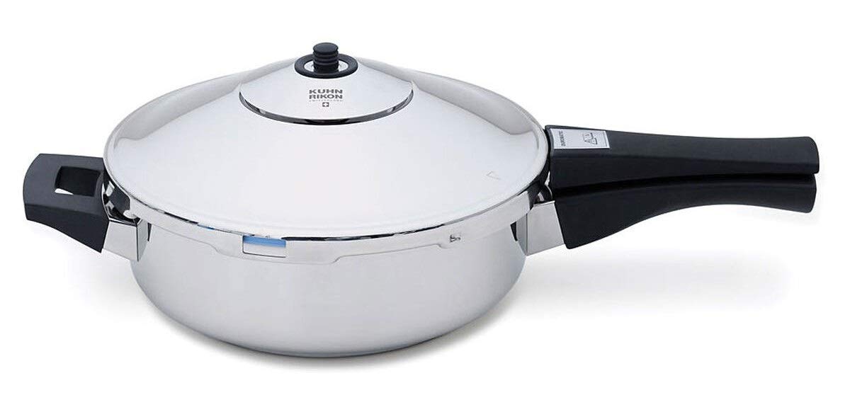 Kuhn Rikon Duromatic Energy Efficient Pressure Cooker & Frying Pan - Fast Cooking & Sautéing for Healthy Meals | Perfect for Home Chefs & Meal Prep