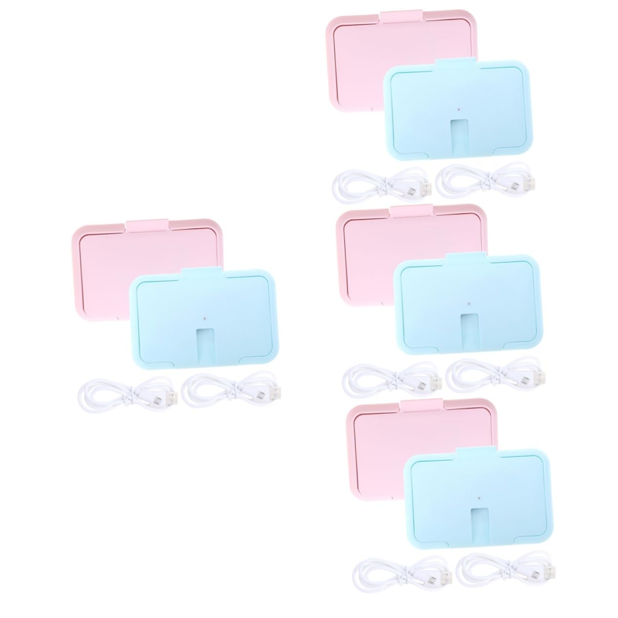 iBasenice 8-Pack Portable Baby Wipe Warmer - Travel-Friendly Diaper Wipe Heater with Thermostat Control for Home & Nursery Use | Perfect for Night Changes, On-the-Go Parenting & Gentle Skin Care