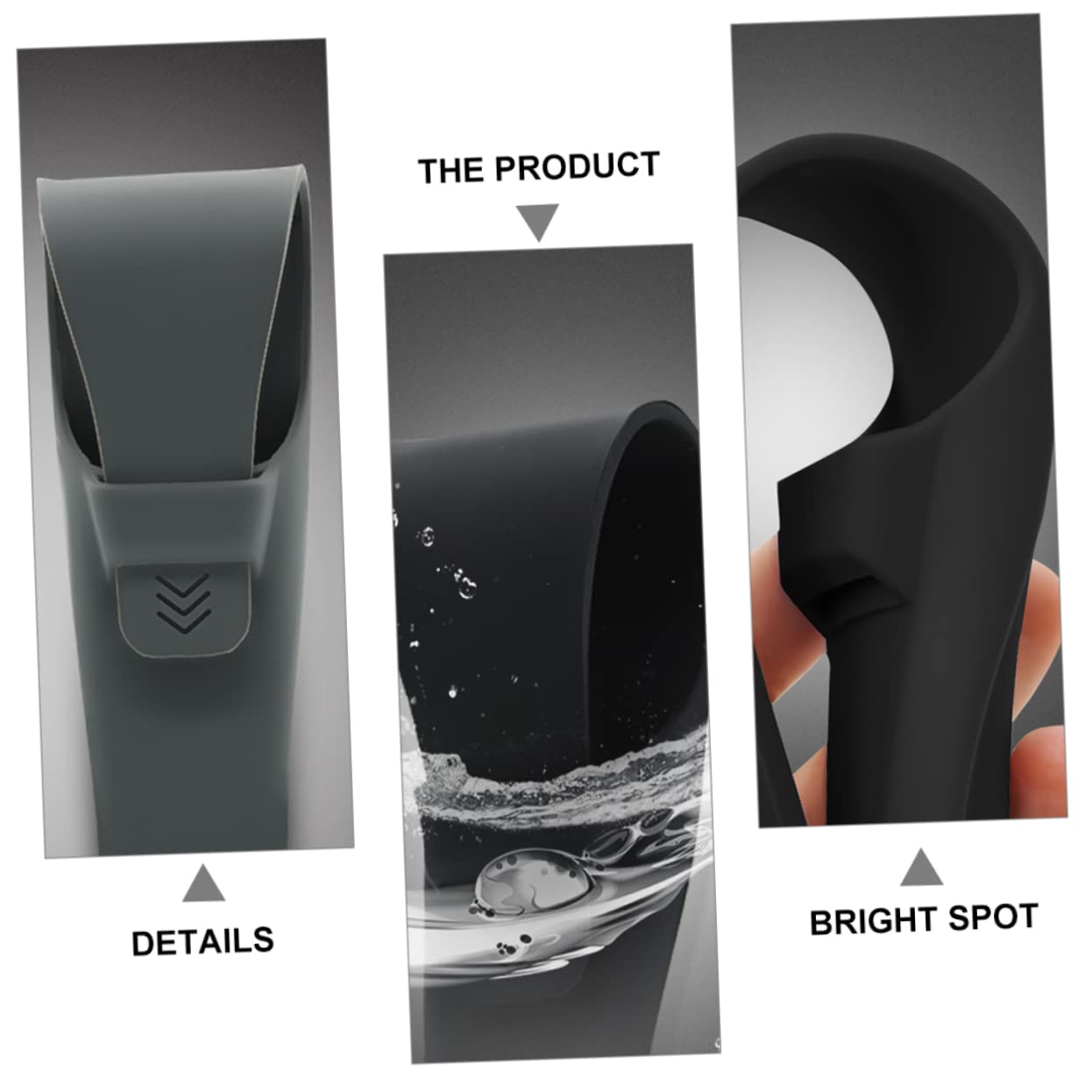 NOLITOY 4-Piece Travel Razor Case Set - Durable Manual Razor Cover & Safety Razor Storage Case for Men's Grooming, Makeup Tools, and Shaving Accessories - Perfect for Travel, Gym, and Home Organization