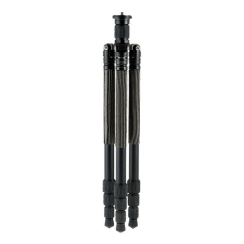 PTA214 4-Section Aluminum Twist Lock Tripod with Center Column - Heavy Duty Camera Stand for Photography & Videography - Perfect for DSLR Cameras, Video Shooting, and Outdoor Adventures (Black)