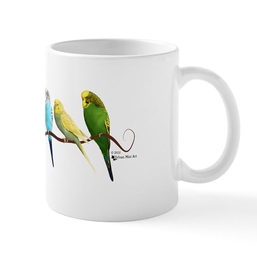 White - Parakeets & Cockatiels Mugs