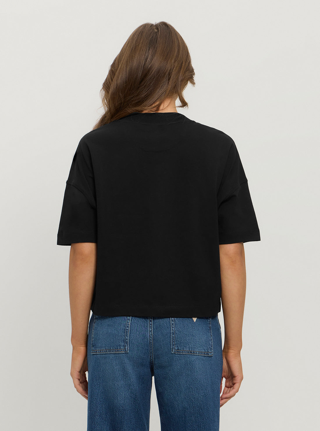 Eco-Friendly Black Shiny Box T-Shirt for Men - Sustainable Cotton Casual Tee for Everyday Wear, Gym & Street Style