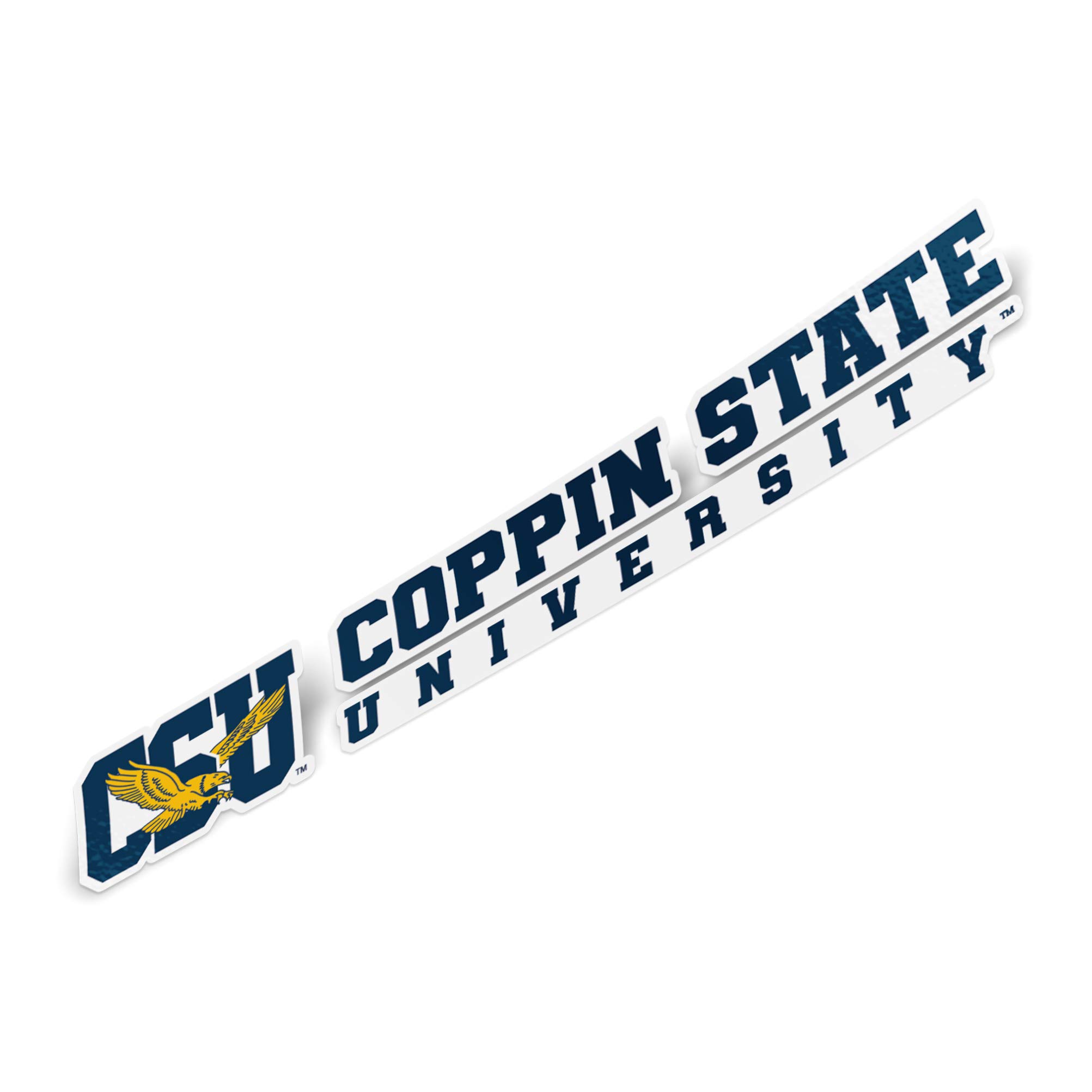 Desert Cactus Coppin State University Sticker - CSU Eagles Name Logo Vinyl Decal - 8 Inch Waterproof Sticker for Laptop, Water Bottle, Car, Scrapbook - Perfect for School Spirit, College Pride & DIY Crafts
