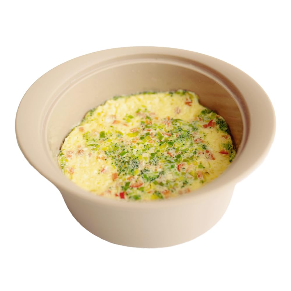 MOMOBIN Microwave Silicone Steamer for Baby Food - BPA Free, Dishwasher & Oven Safe up to 482°F, Easy Clean, Made in Korea - 27.1oz (800ml) - Perfect for Steaming Veggies, Reheating Meals & Making Creme Brulee