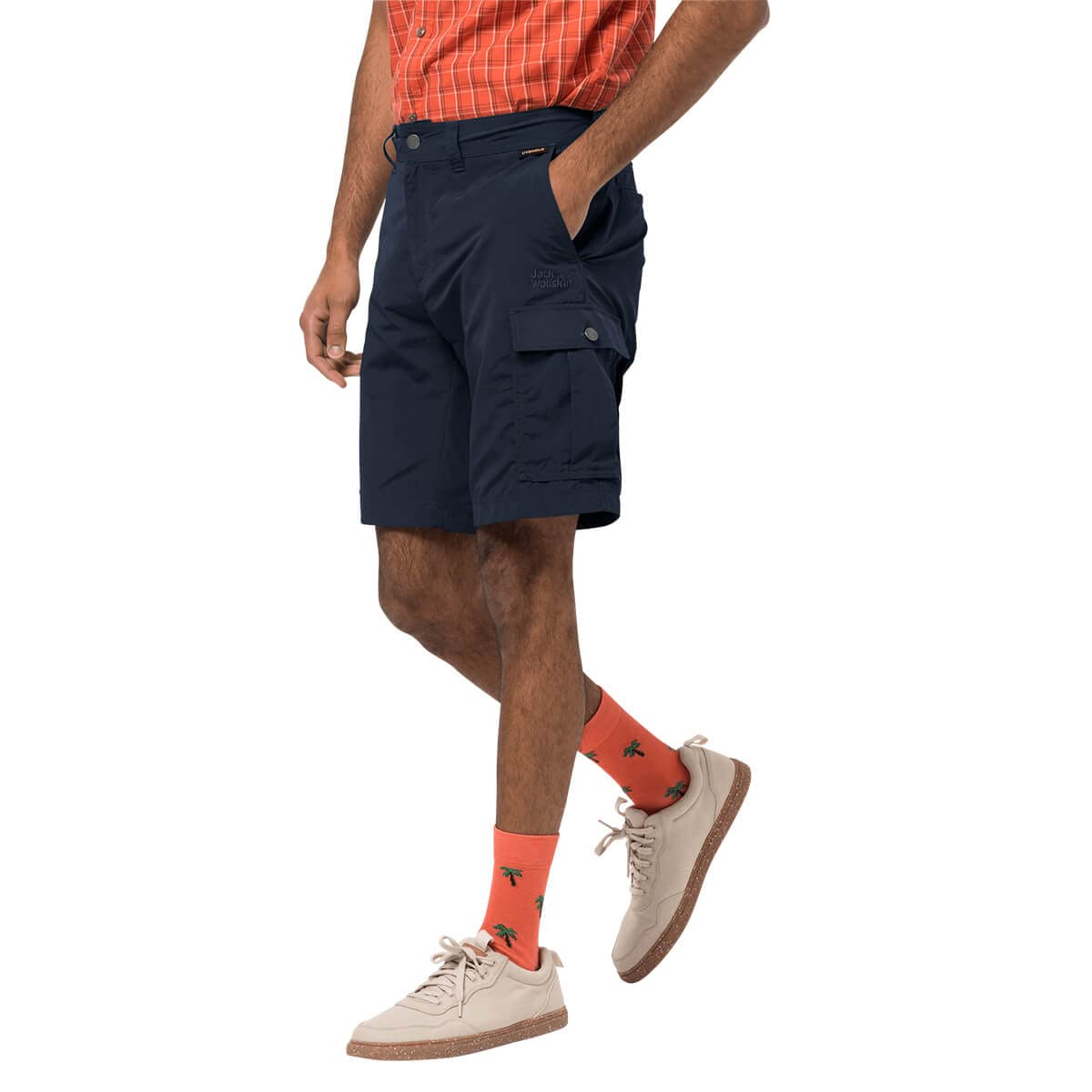 Jack Wolfskin Men's Cargo Shorts - Durable Outdoor Adventure Pants for Hiking, Camping & Travel - Quick-Dry & Multi-Pocket Tactical Shorts