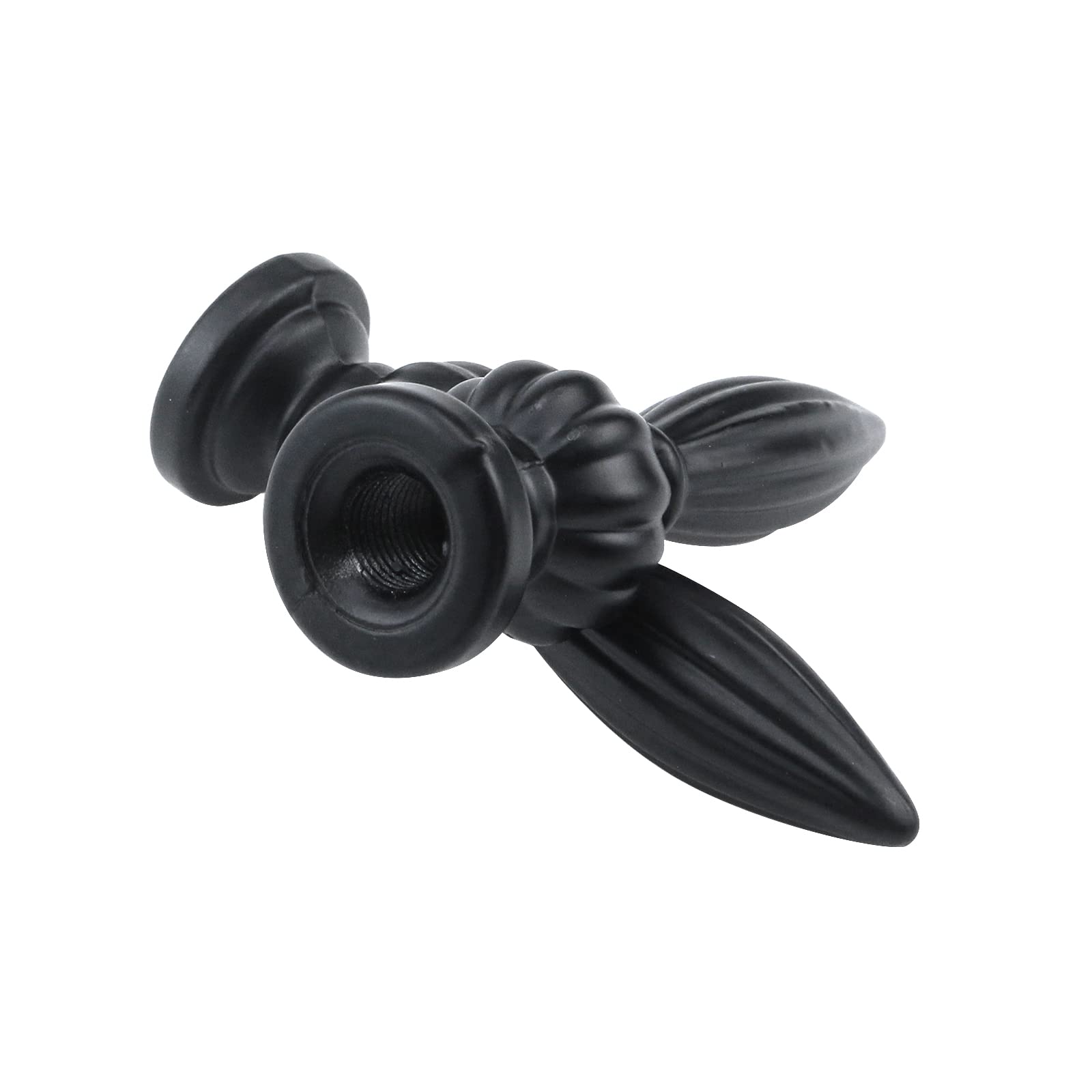HEVSTIL 2-Pack Black Lamp Finial Cap Knob Set - Antique Design Lamp Shade Toppers for Traditional Home Decor | Perfect for Table Lamps, Floor Lamps & Chandeliers