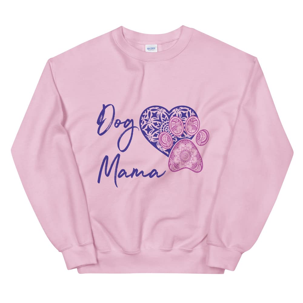 Dog Mom Sweatshirt - Cute Dog Lover Pullover for Women - Perfect Gift for Dog Owners - Ideal for Walks, Pet Playdates & Cozy Nights