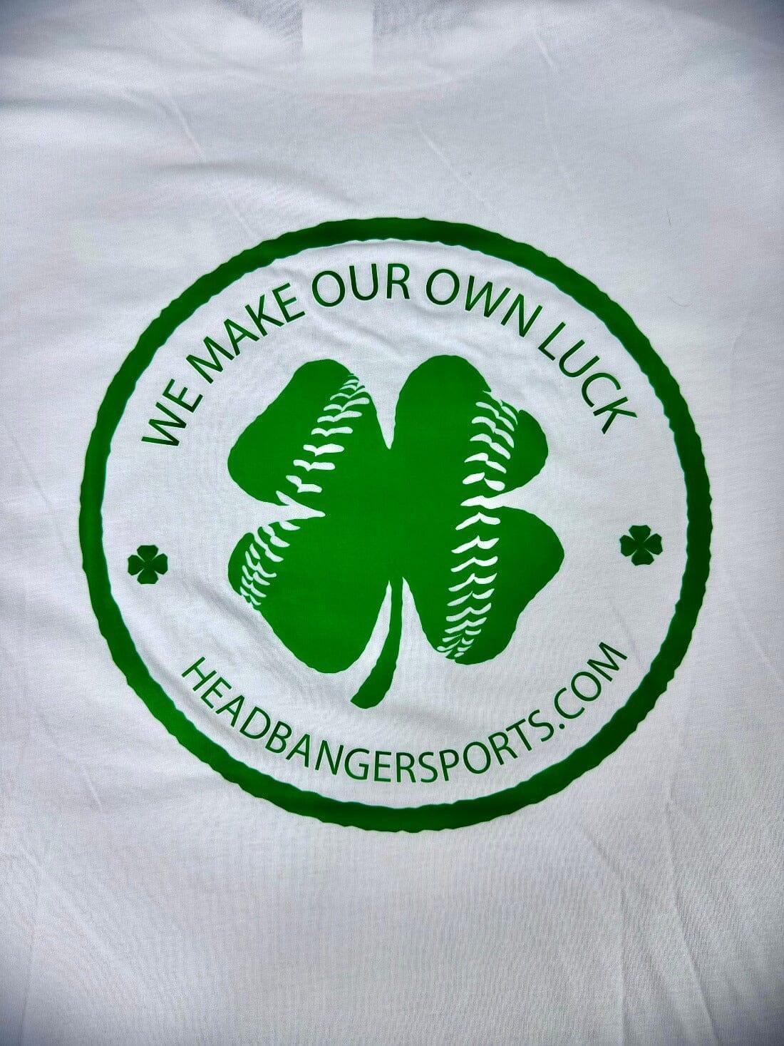 HB Sports Lifestyle Active Wear Men's Shirts: St. Patrick's Day Green & White Performance Tee - Gym, Running, Casual Wear for Men