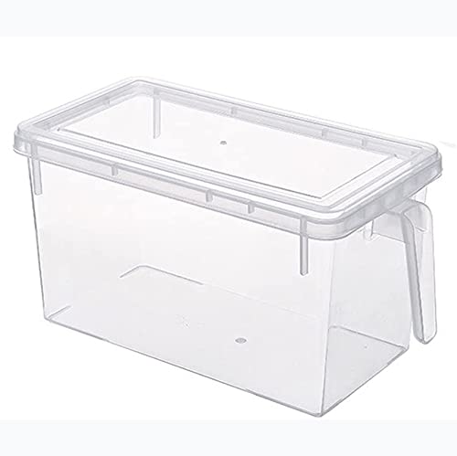 1PCS Clear PP Kitchen Storage Box - Airtight Food Container for Grains, Beans, Pantry & Refrigerator Organization | Perfect for Home, Restaurant & Meal Prep (Color: Clear)