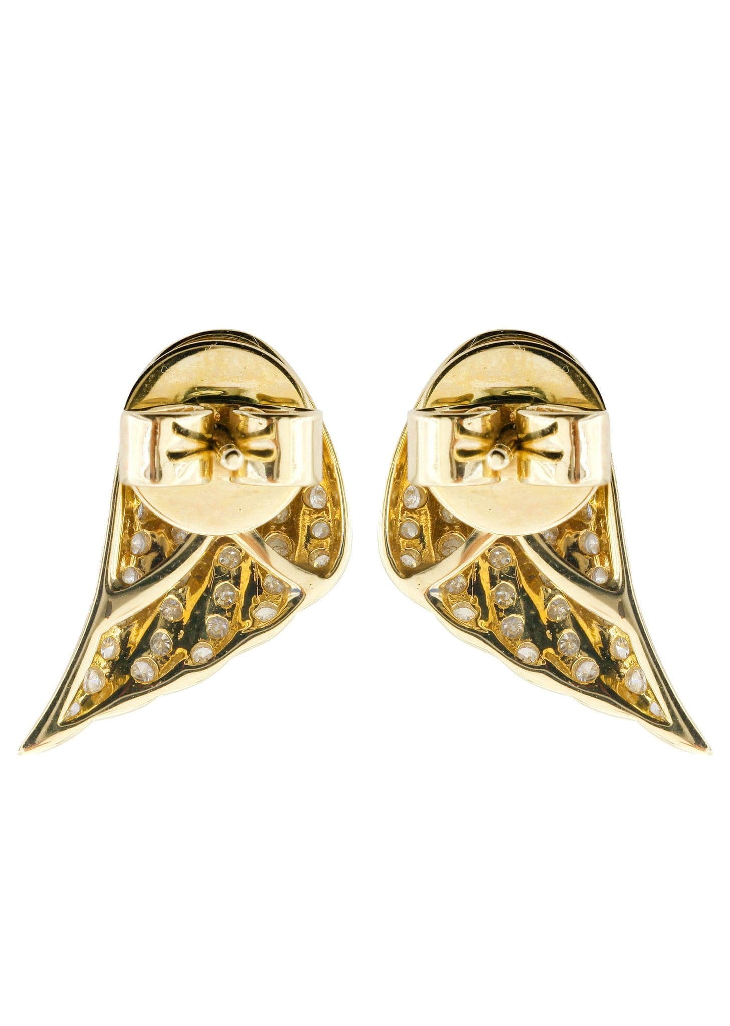 14K Yellow Gold Diamond Earrings for Men - 0.9 Carat Stud Earrings | Perfect for Gifts, Weddings & Special Occasions