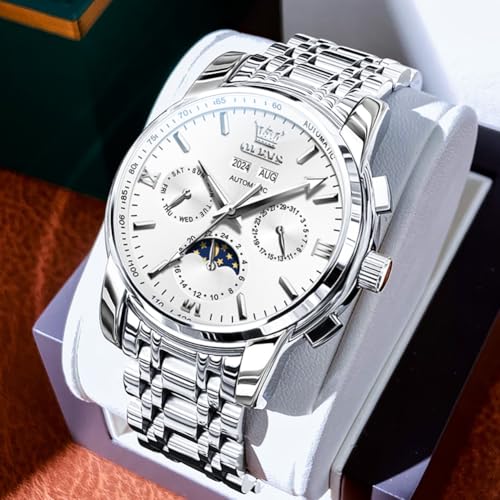 6633: Silver strap & white dial