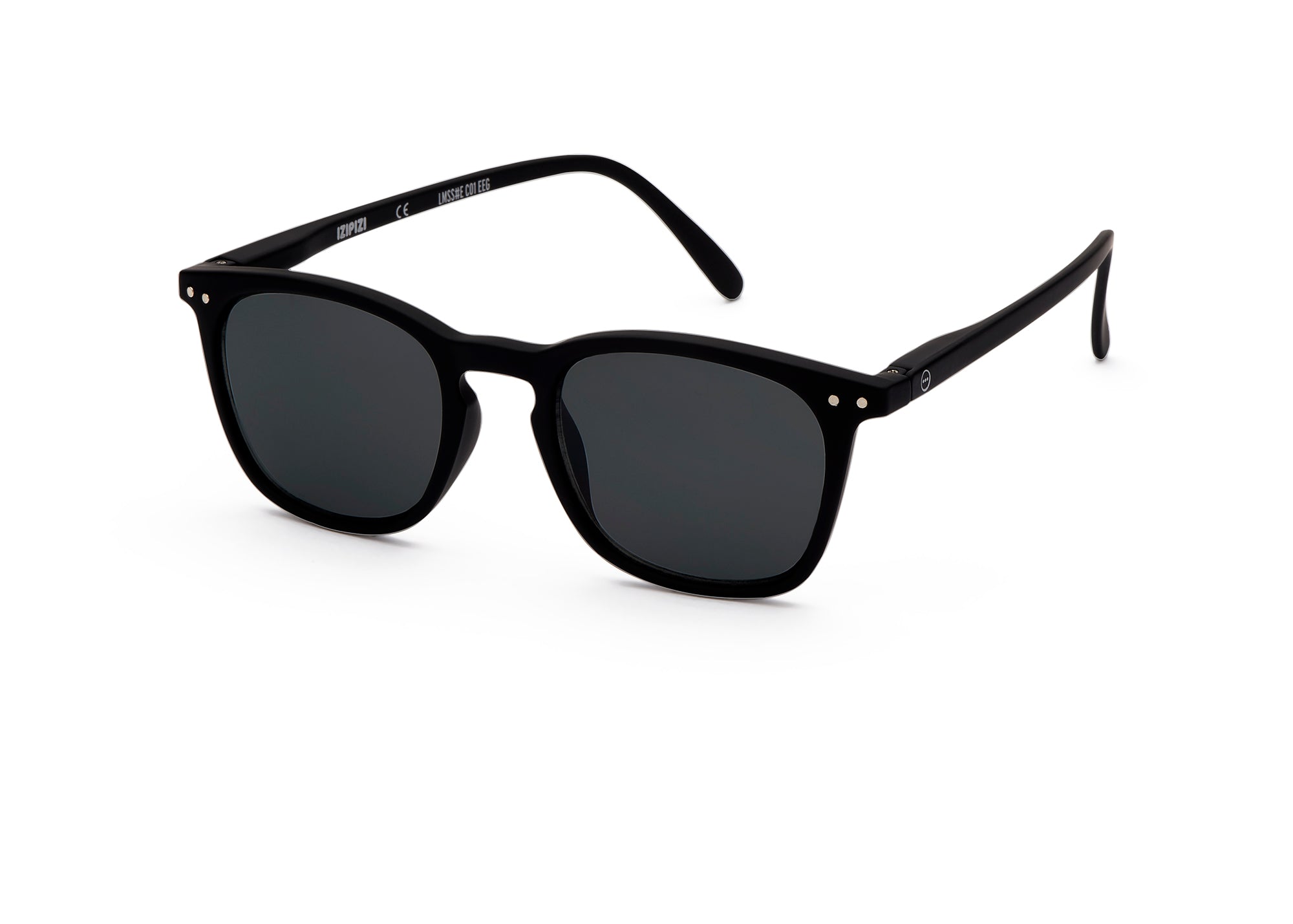 IZIPIZI Paris Sunglasses for Women & Men - Trendy #E Black Frame UV400 Protection - Perfect for Beach, Driving & Outdoor Activities