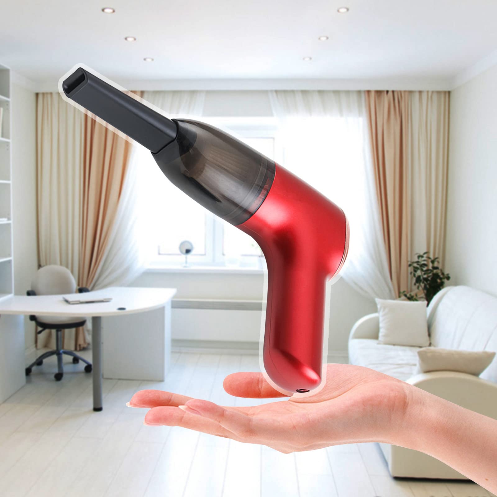 Cordless Handheld Vacuum Cleaner for Car & Home - Portable Wet/Dry Vacuum with Strong Suction - Perfect for Car Seats, Pet Hair, and Household Cleaning