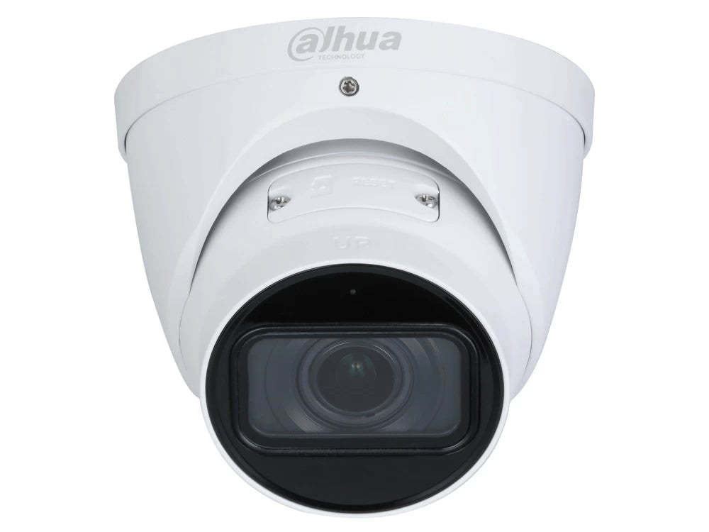 8MP/4K IPC HDW2841T ZS Turret Security Camera with 2.7–13.5mm Zoom Lens, WizSense, PoE, IR LEDs & SD Slot - Ideal for Home Surveillance, Business Security & Outdoor Monitoring