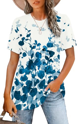 4-white Blue Leaf 1