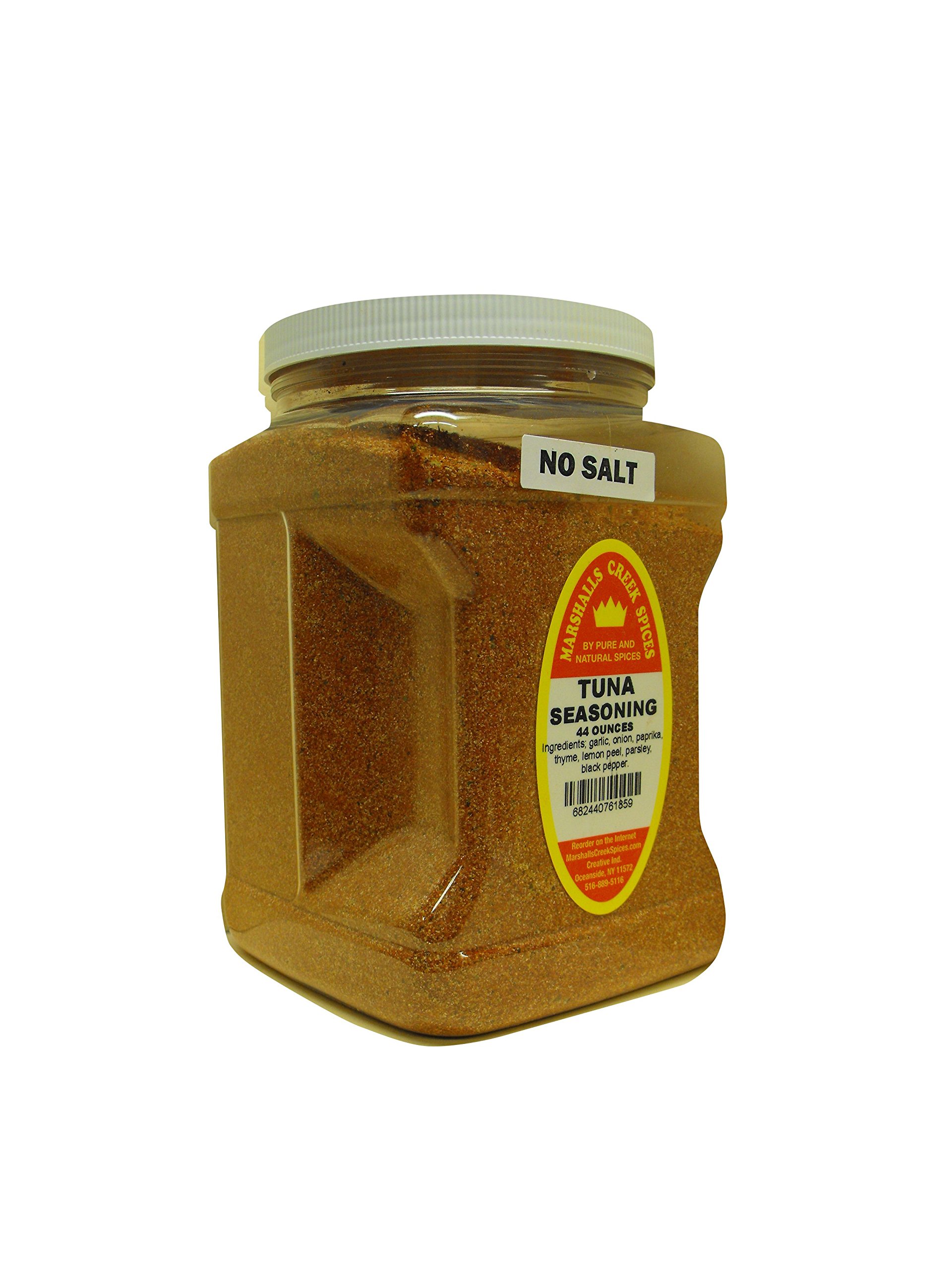 Family Size Marshalls Creek Kosher Spices (ST24) Tuna Seasoning - No Salt Added, 44oz Bulk Pack | Perfect for Grilling, Baking & Seafood Dishes