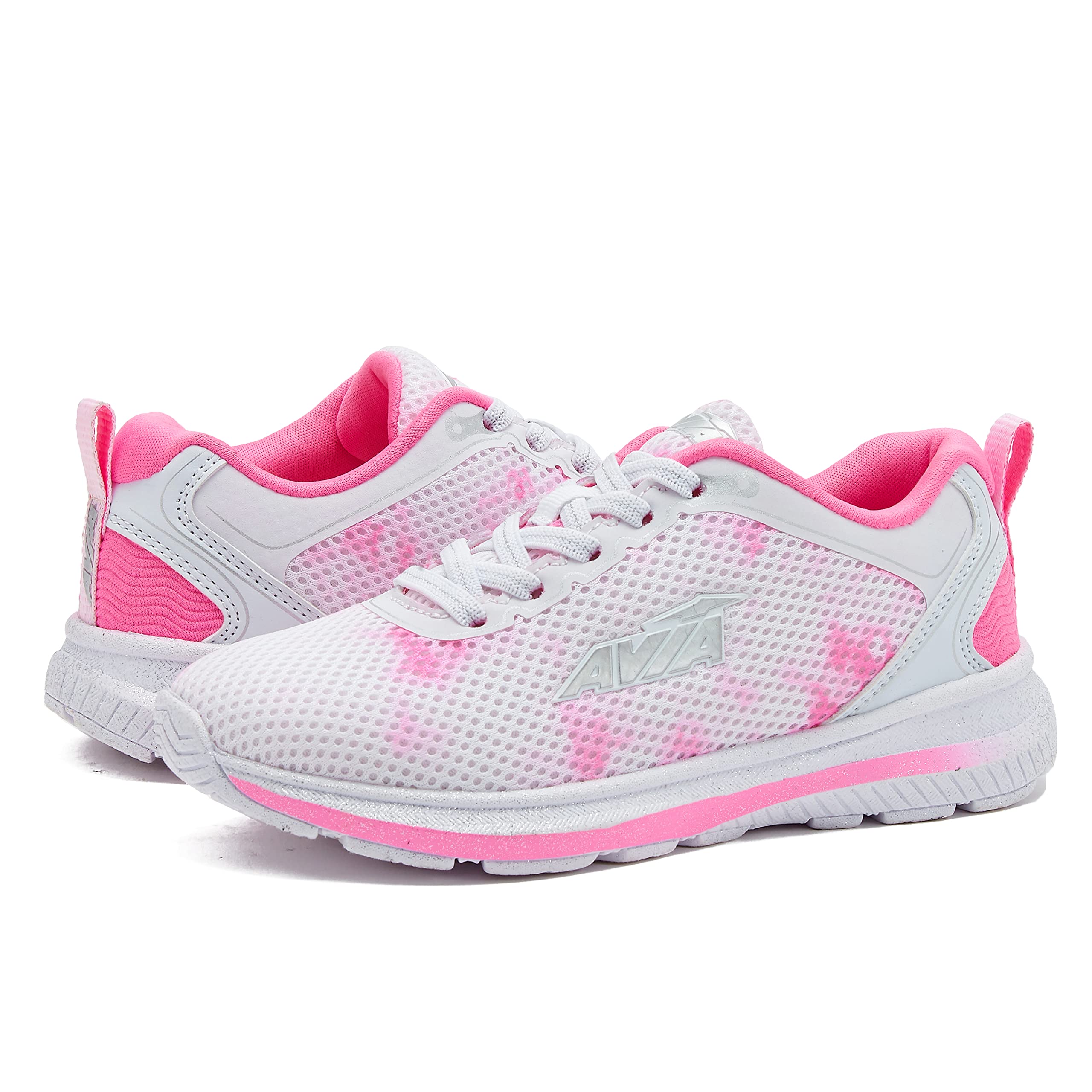Avia Avi Factor Slip-On Girls' Sneakers - Lightweight Tennis & Running Shoes for Toddler, Little & Big Kids (Sizes 11-6) - Perfect for School, Sports & Everyday Play