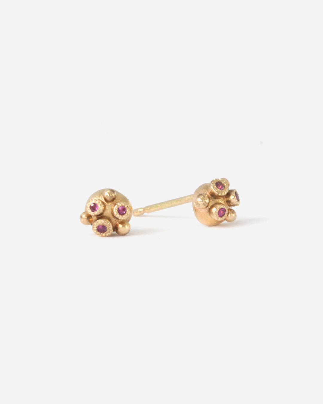 Melee 34A / Ruby Studs - Stylish Women's Fashion Earrings for Parties, Dating & Special Occasions