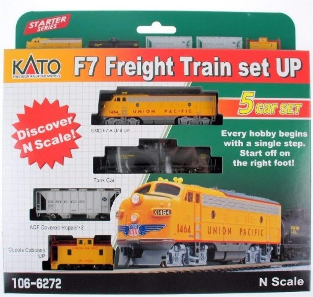 N F7A Freight Train Set - UP (Union Pacific) Model for Collectors & Hobbyists | Perfect for Model Railroads, Displays & Gifts
