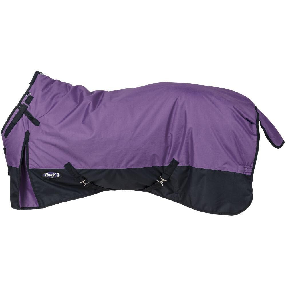 Tough 1 600D Snuggit Horse Blanket - Heavy Duty Waterproof Turnout Blanket for Winter & Stable Use - Perfect for Cold Weather Riding and Horse Care