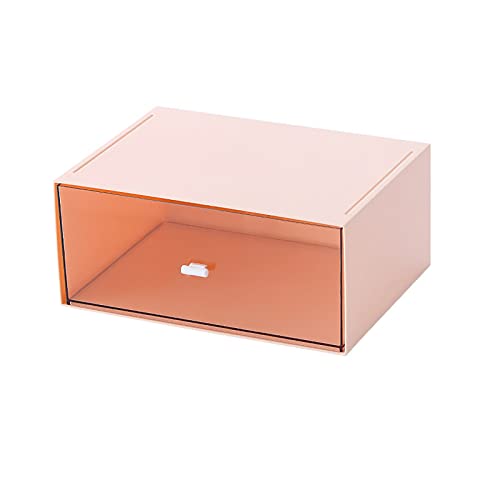 1 Deep Layer & 1 Drawer, Pink