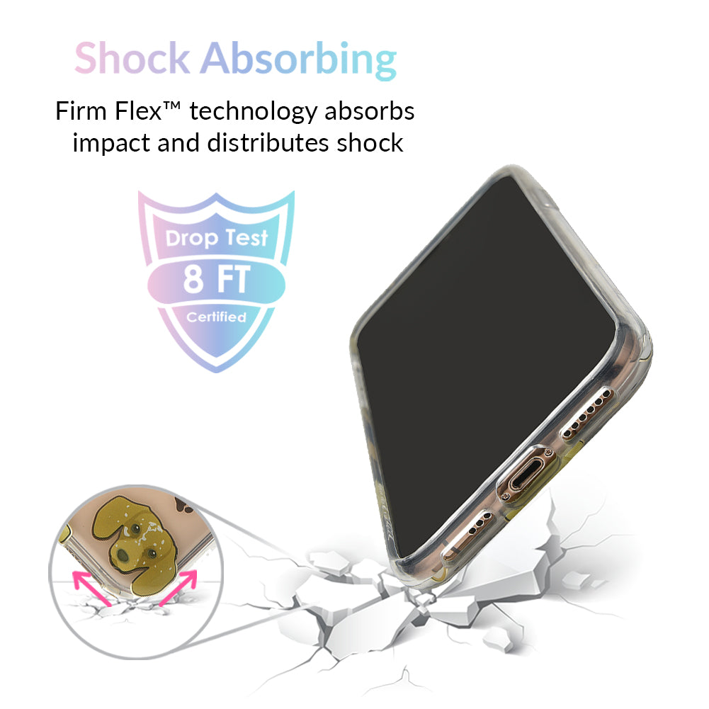 Clear iPhone Case for Dogs - Durable Scratch-Resistant Pet-Themed Phone Cover - Perfect for Dog Lovers & Pet Owners at Home, Work or Outdoor Adventures