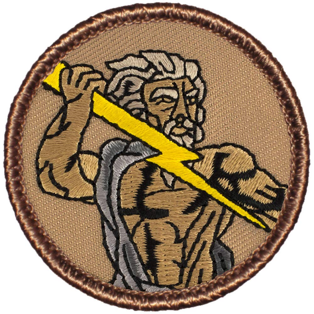 Holy Zeus Boy Scout Patches - Premium Embroidered Zeus Patrol Patch #646 for Scouts & Collectors | Perfect for Uniforms, Hats, Backpacks & Memorabilia