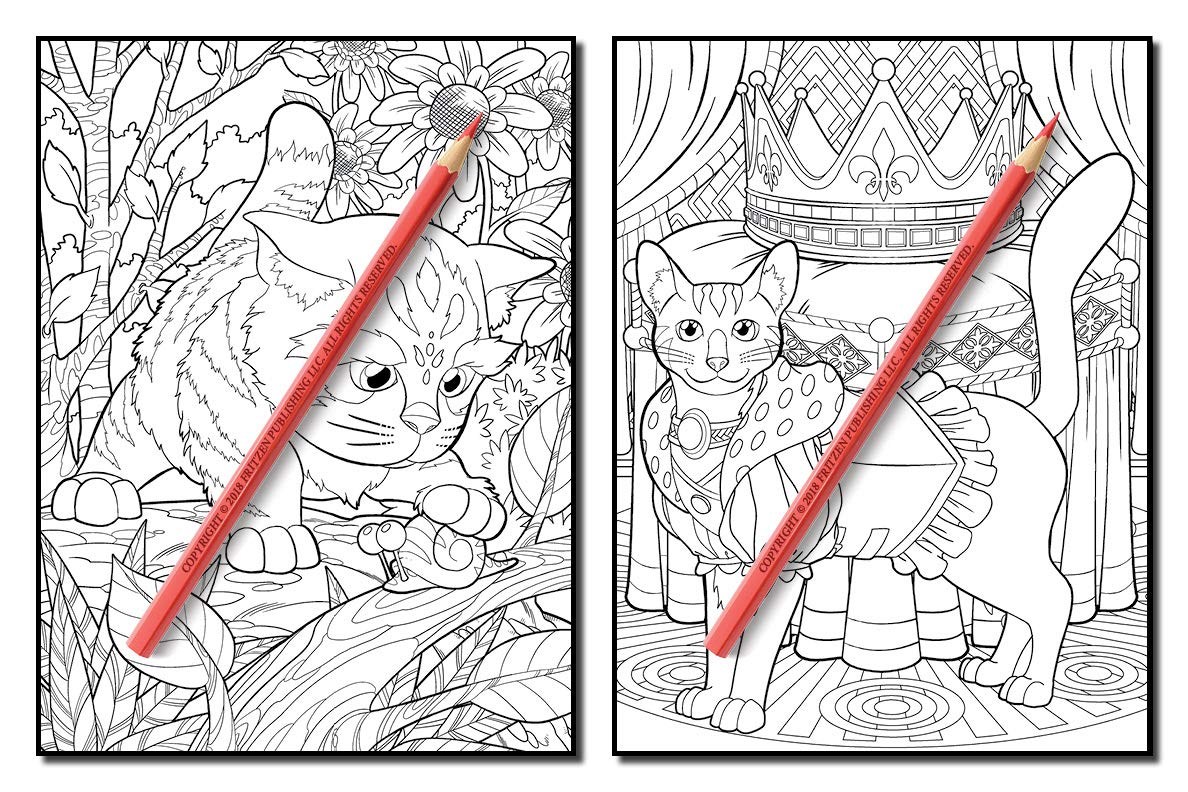 Funny Cats & Adorable Kittens Adult Coloring Book - Stress Relief Art Therapy for Cat Lovers | Perfect Gift for Relaxation, Birthday & Christmas