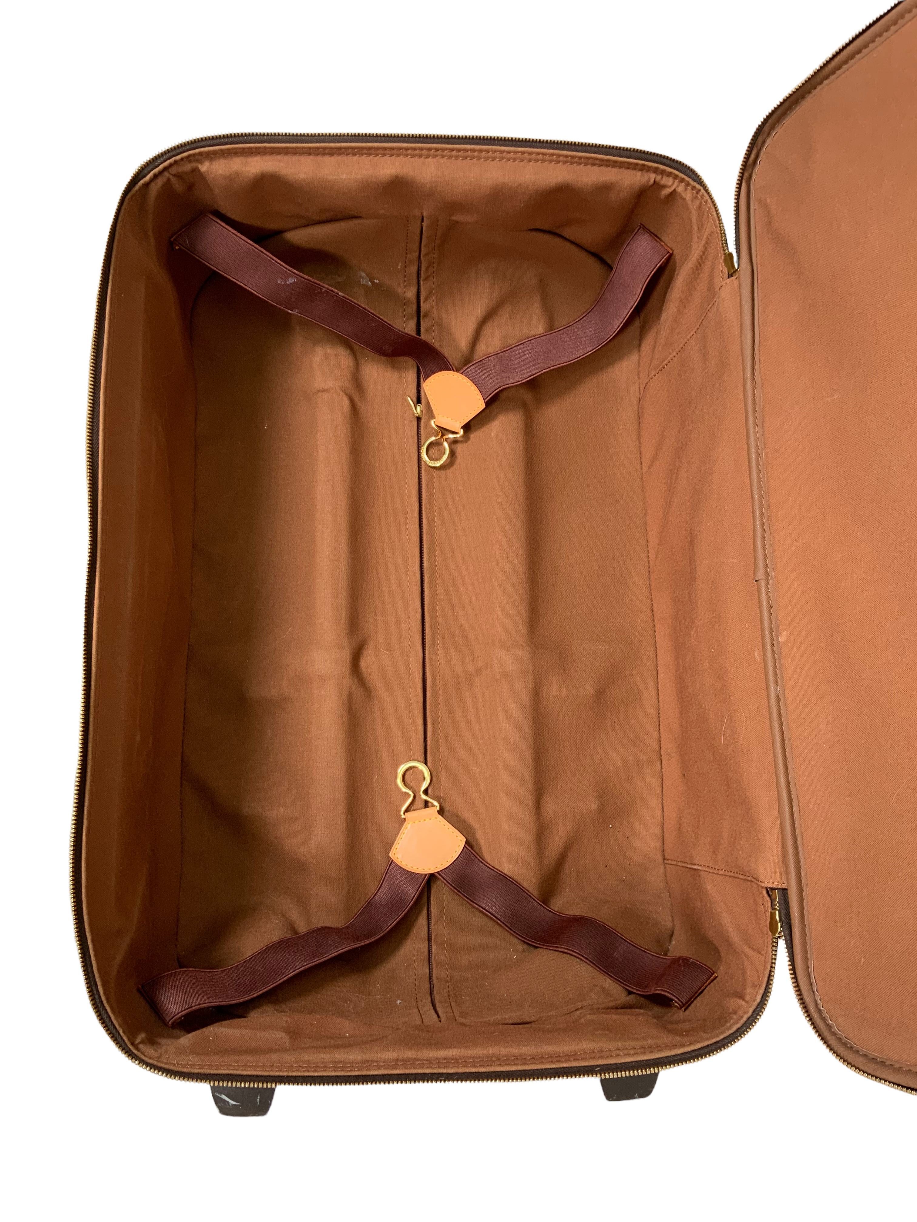 Louis Vuitton Pegase 50 Monogram Canvas Rolling Suitcase - Luxury Spinner Luggage for Business Travel & Vacation | Durable Carry-On Bag for Airplane & Train Trips