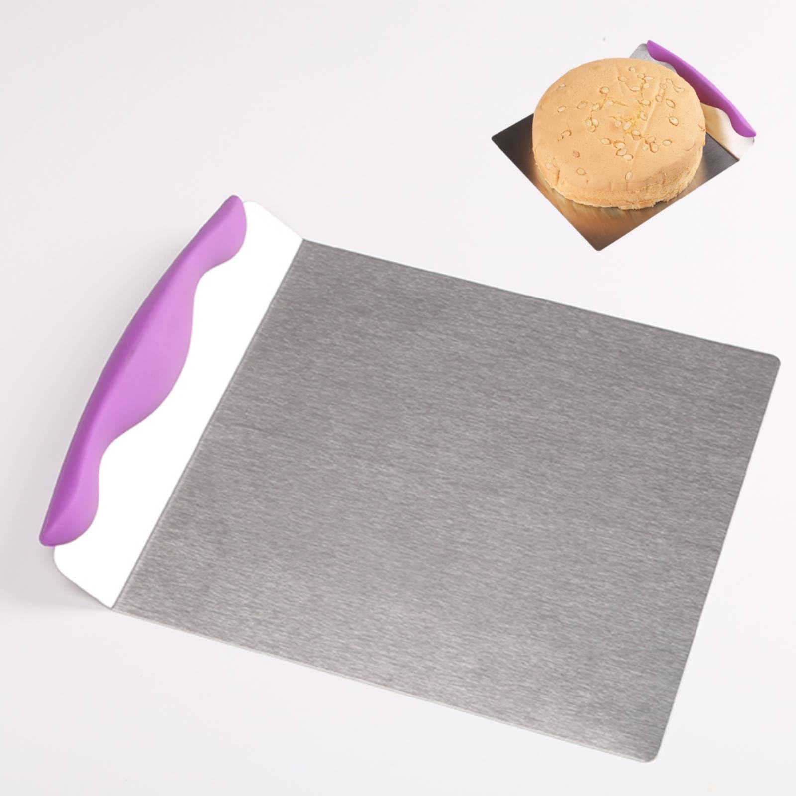 Stainless Steel Cake Transfer Tool & Pizza Shovel - Dough Cutter, Pastry Lifter for Baking Pies, Bread, Cakes | Perfect for Home Bakers & Professional Kitchens