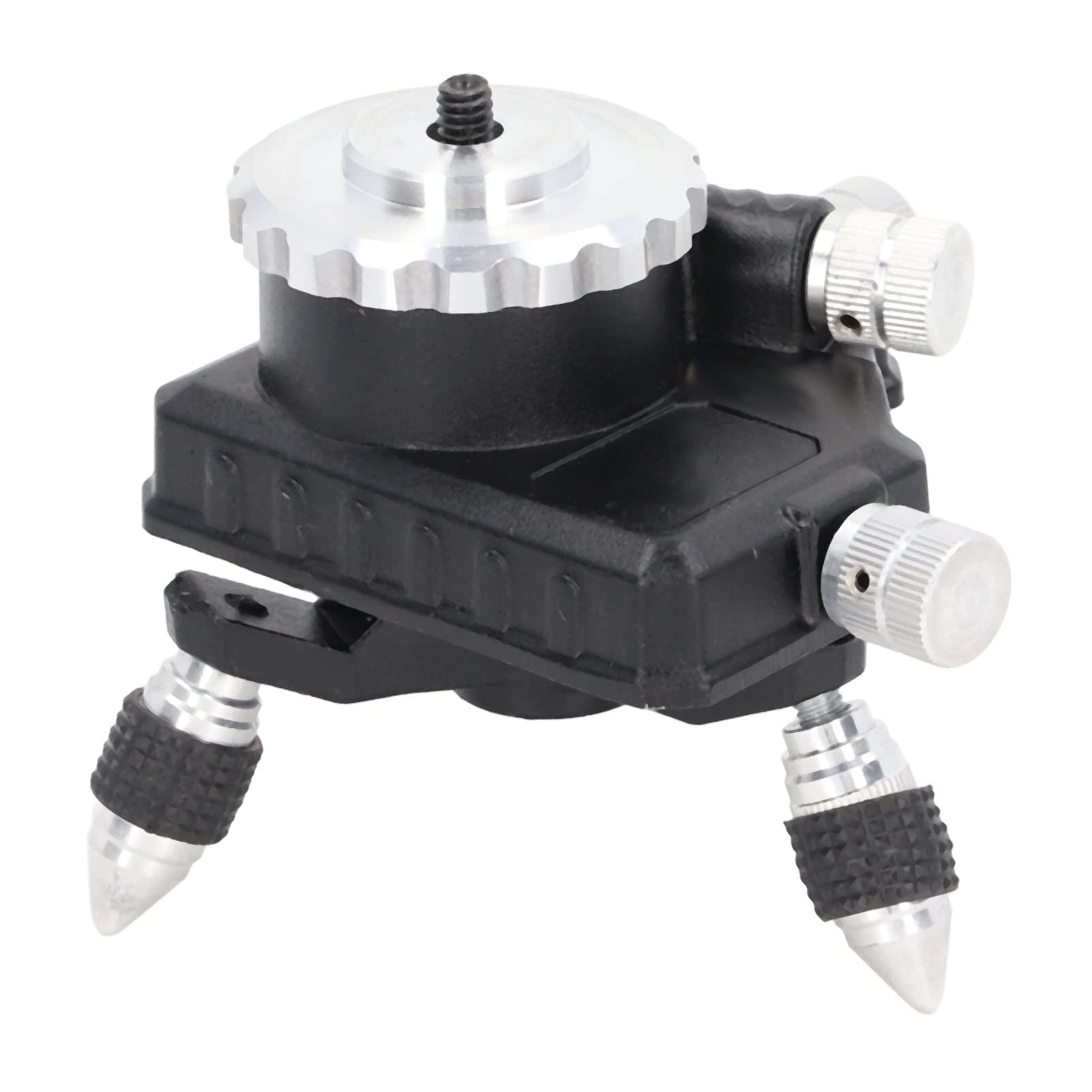 TANIQIACa 360° Rotatable Fine-Tuning Adapter with Height Adjustment for Laser Level - Perfect for Construction, Flooring & Tile Installation Projects