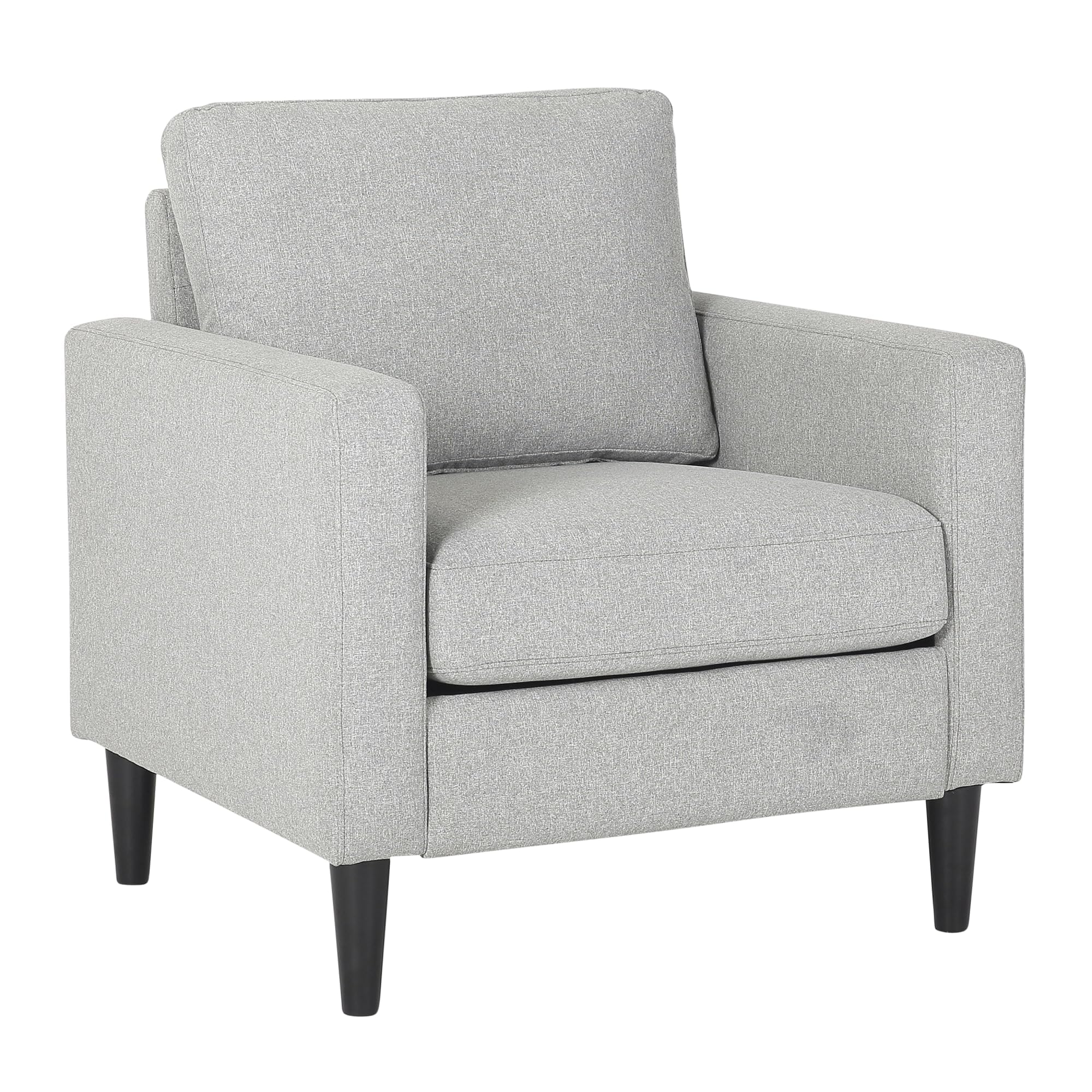 LumiSource Wendy Fabric Arm Chair - Modern Accent Chair for Living Room & Bedroom, Comfortable Upholstered Lounge Chair for Reading, Relaxing, or Home Office Use