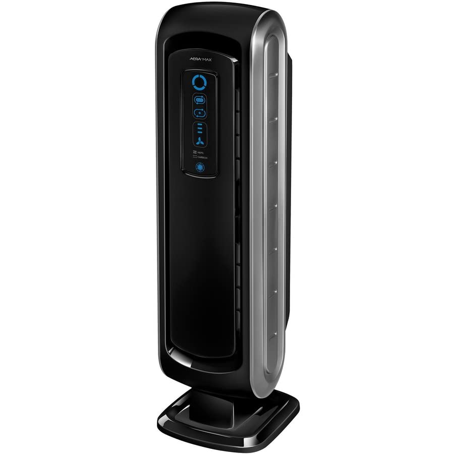 Fellowes AeraMax 90 True HEPA Air Purifier for Small Rooms (100-200 sq ft) - Removes Mold, Odors, Dust, Smoke, Allergens & Germs with 4-Stage Filtration - Perfect for Bedrooms, Offices & Living Spaces - Black