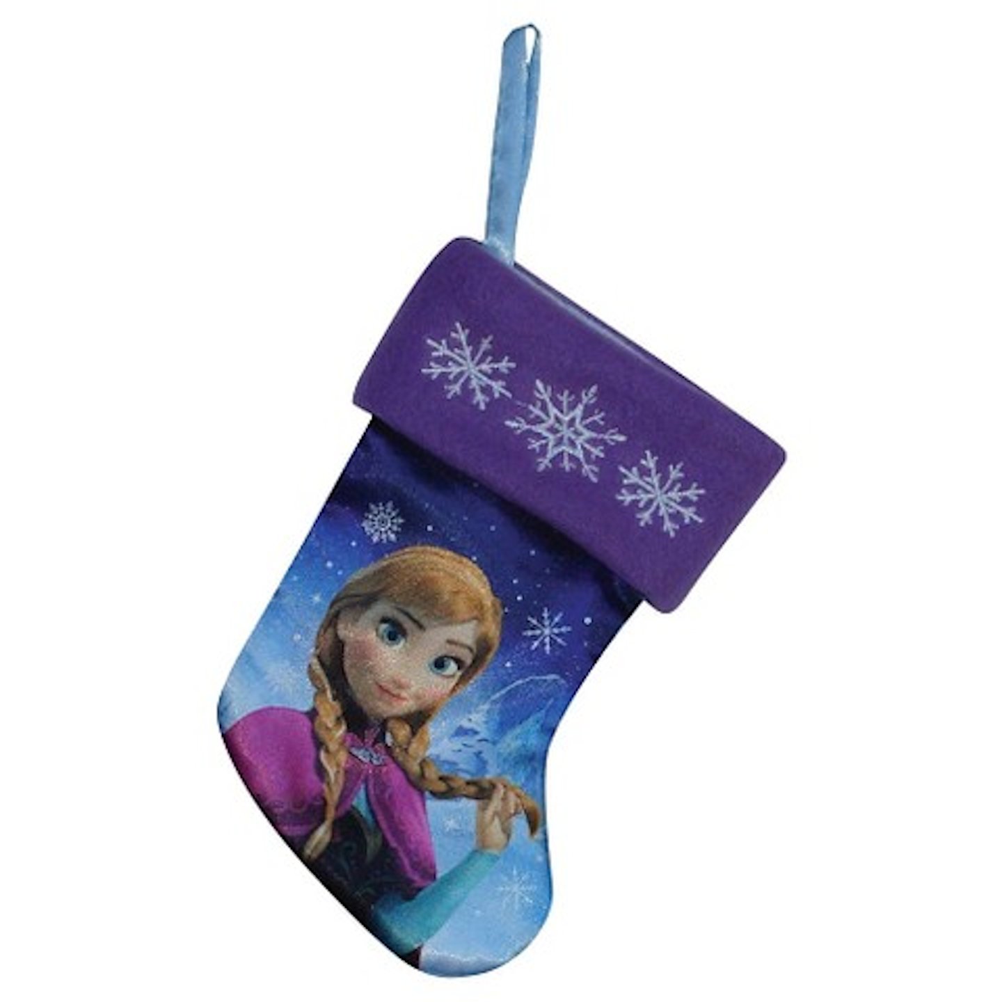 Disney Frozen Anna Mini Christmas Stocking for Kids - Holiday Decor, Gift Filler, and Party Favors - Perfect for Christmas Tree, Fireplace, and Festive Celebrations