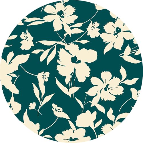 Z- Green White Floral