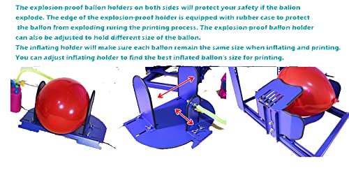 TECHTONGDA Balloon Screen Printing Machine Kit - Silk Screen Printing Equipment for DIY Balloon Decorations | Perfect for Weddings, Baby Showers, Christmas, Birthdays & Carnival Parties