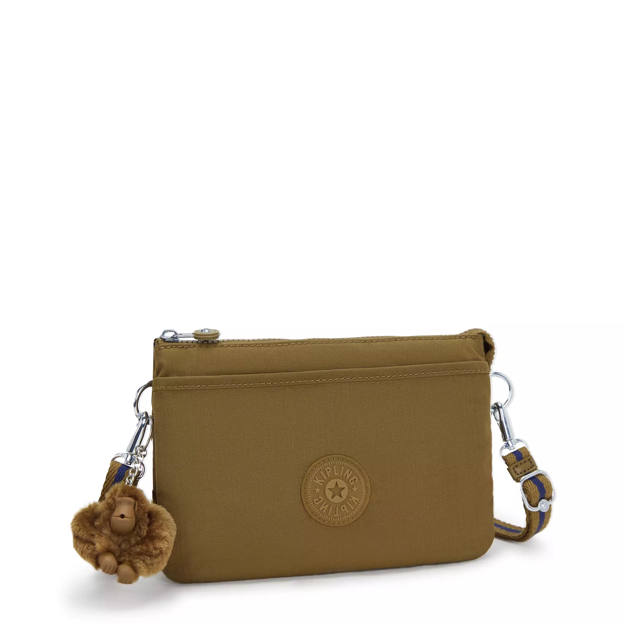 Kipling Riri Crossbody Bag - Lightweight & Durable Dry Laurel Small Shoulder Purse for Women | Perfect for Travel, Work & Everyday Use