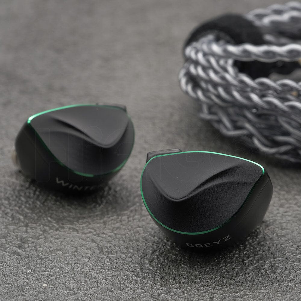 BQEYZ Winter Hybrid Dynamic Driver Earphones with 11.6mm PZT Bone Conduction - HiFi In-Ear Monitors for Audiophiles, Music Lovers & Gaming Enthusiasts - Perfect for Commuting, Workouts & Studio Recording