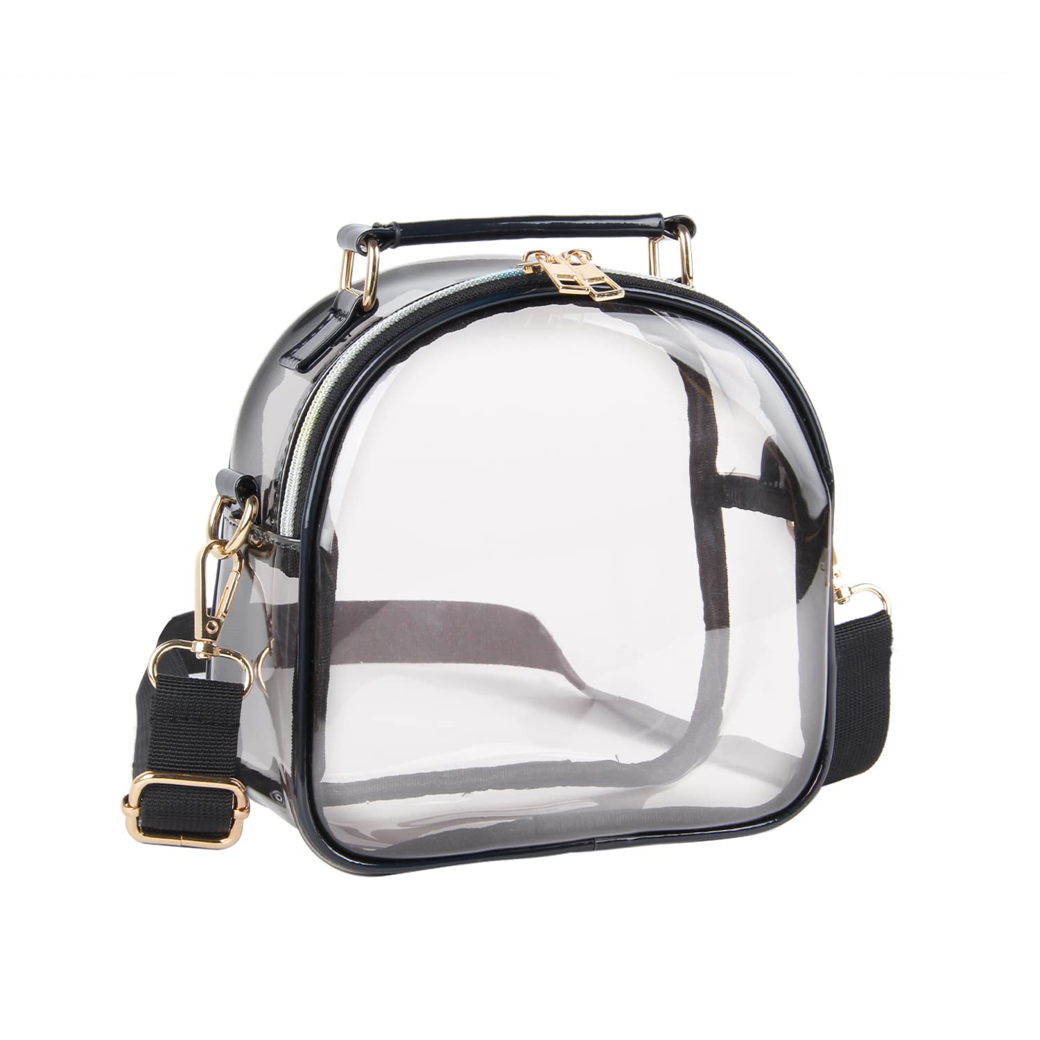 **Oweisong Clear Crossbody Purse for Women - Neon Transparent Jelly Handbag, Stadium Approved, Fashionable & Lightweight - Perfect for Concerts, Sports Games & Night Out**