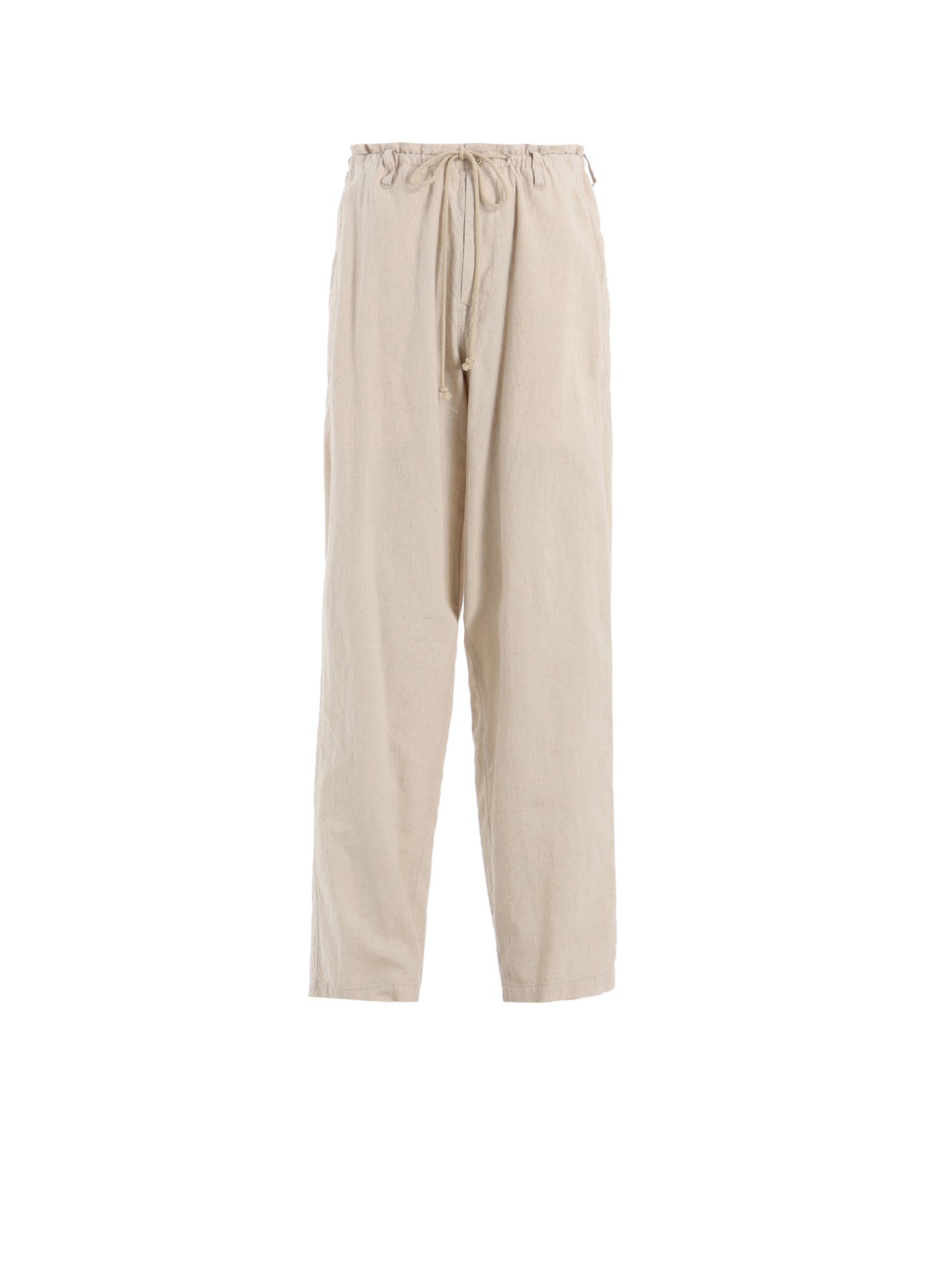 Stylish Cotton Linen Poplin Waist String Pants for Women - Comfortable Casual Trousers for Summer, Travel & Everyday Wear