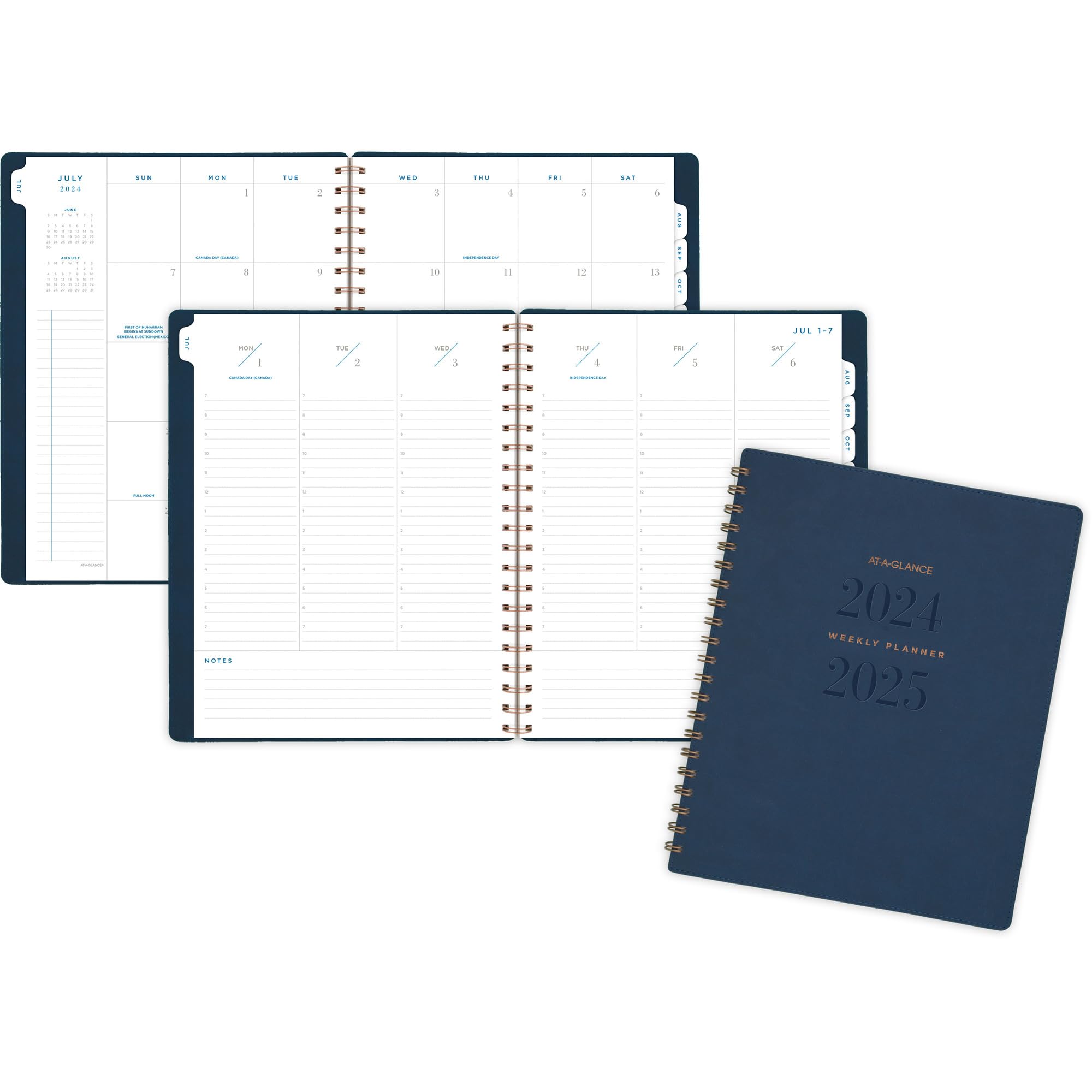 AT-A-GLANCE 2024-2025 Academic Planner - Weekly & Monthly Calendar, 8.5