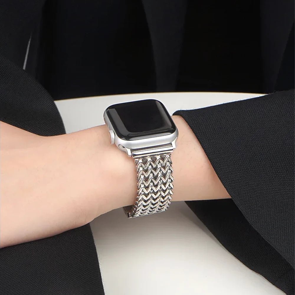 ElysiumHalo Apple Watch Band for Women - Stylish Replacement Strap Compatible with Apple Watch Series 9/8/7/6/5/4/SE - Perfect for Workouts, Office Wear & Everyday Fashion Accessory