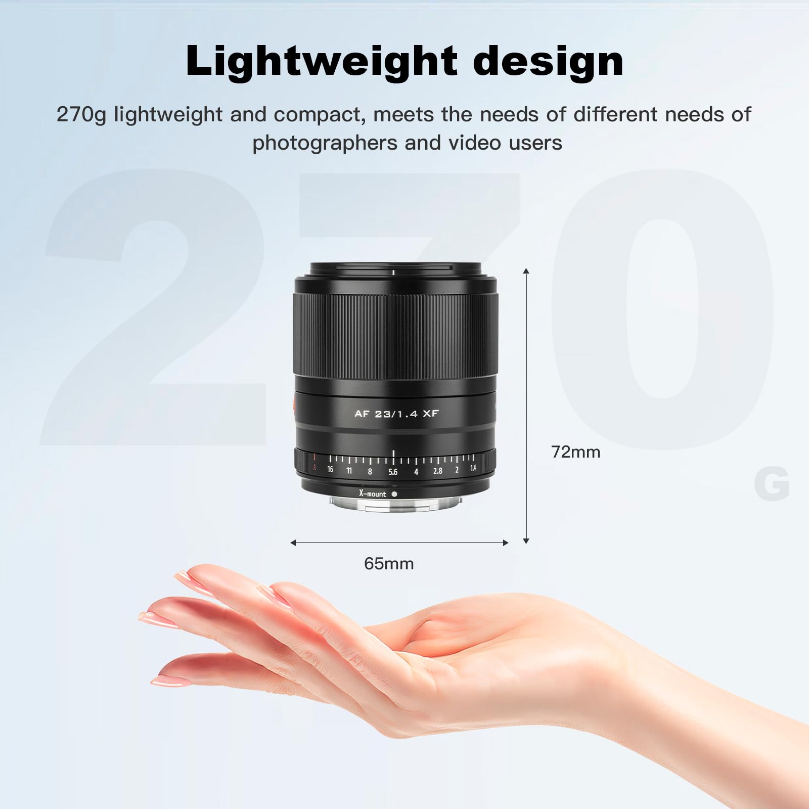 VILTROX 33mm F1.4 Wide Angle Autofocus Lens for Fujifilm X Mount Cameras - Compatible with X-T5, X-H2S, X-S10, X-T30II, X-T20, X-T10, X-T4, X-T3, X-T2, X-Pro3, X-M1, X-H1, X-E4 | Perfect for Portrait, Street & Low Light Photography