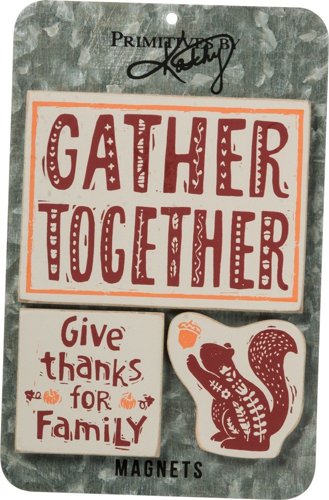Primitives by Kathy Magnetic Kitchen Accessories Set - Rustic Home Decor for Refrigerator, Office & Craft Room Organization
