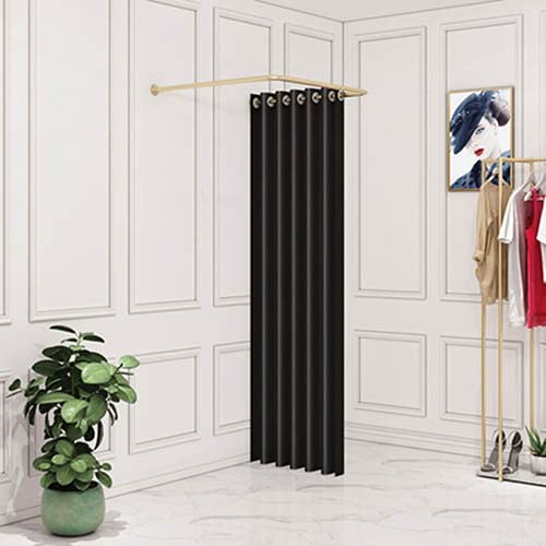 Portable Folding Changing Room Stand - Adjustable Dressing Room Partition with Wheels for Clothing Stores & Boutiques | Perfect for Retail Fitting Rooms, Pop-Up Shops & Home Try-On Areas