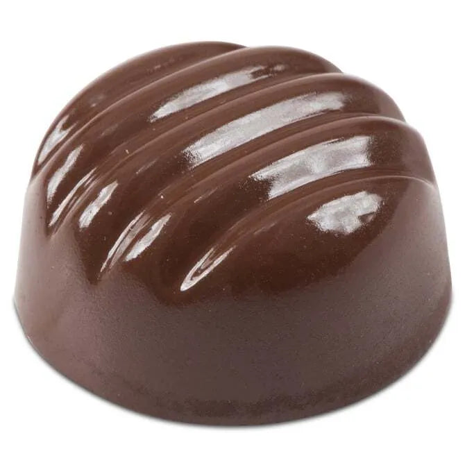Premium Ridged Dome Chocolate Mold - 40 Cavity Silicone Baking Molds for Homemade Chocolates, Candies & Desserts - Perfect for Valentine's Day, Christmas Gifts & Party Treats