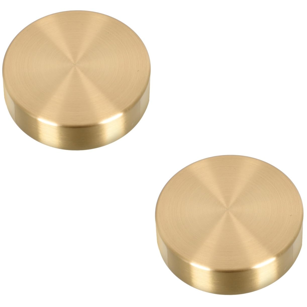 GOOHOCHY 2-Pack Brass Round Paperweights - Heavy Duty Ruler Chess Piece Design for Painting, Letters & Documents - Perfect for Office, Study & Home Decor