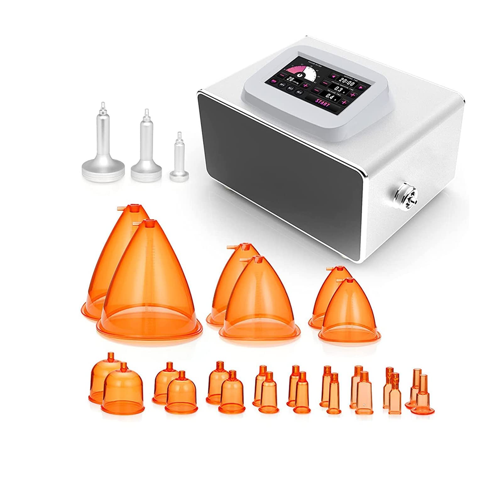 BDHXWCN Vacuum Cupping Therapy Machine - Touch Screen Body Massager for Buttocks & Back Pain Relief, Multifunctional Cupping & Scraping Set for Home Spa & Muscle Recovery