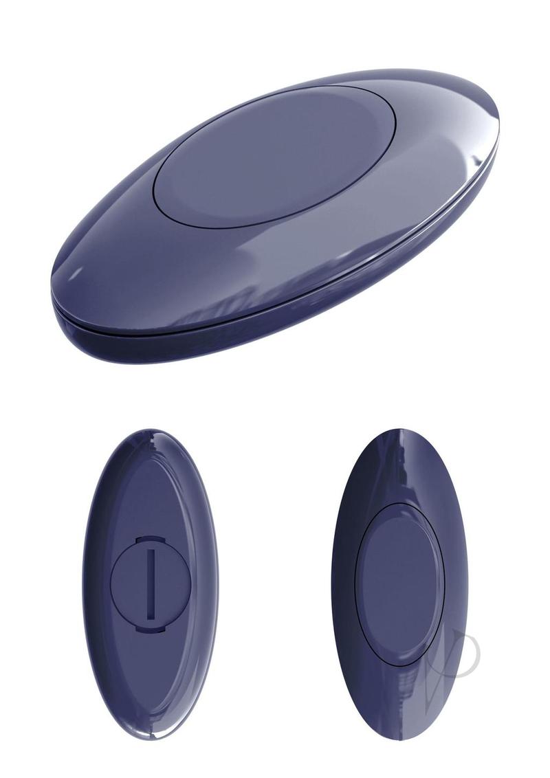 Premium Rechargeable Silicone P-Spot Anal Vibrator with Remote Control - Blue | Powerful Prostate Massager for Men | Perfect for Solo Play & Couples Intimacy