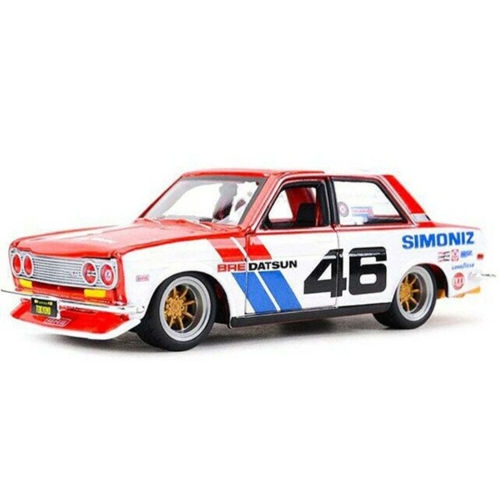MAISTO 1:24 Scale Diecast Model Car - 1970 Datsun 510 Bluebird Coupe - Collectible Vintage Japanese Car for Display & Gift - Perfect for Car Enthusiasts & Model Collectors